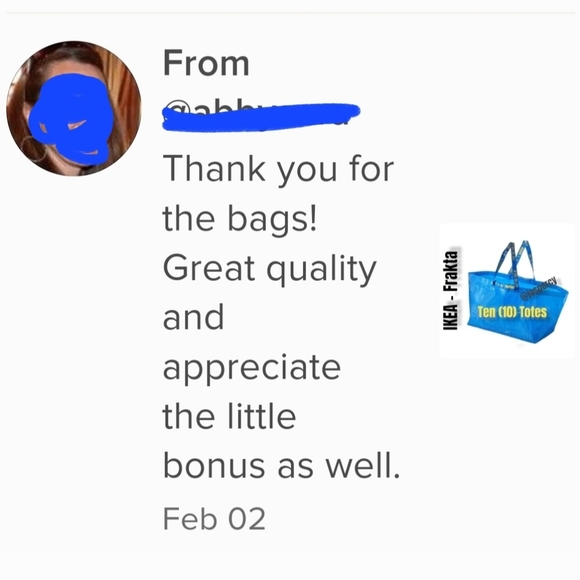 IKEA FRAKTA Ten (10) Extra Large Big Blue Reusable Shopping Bags Laundry Travel - Picture 8 of 13